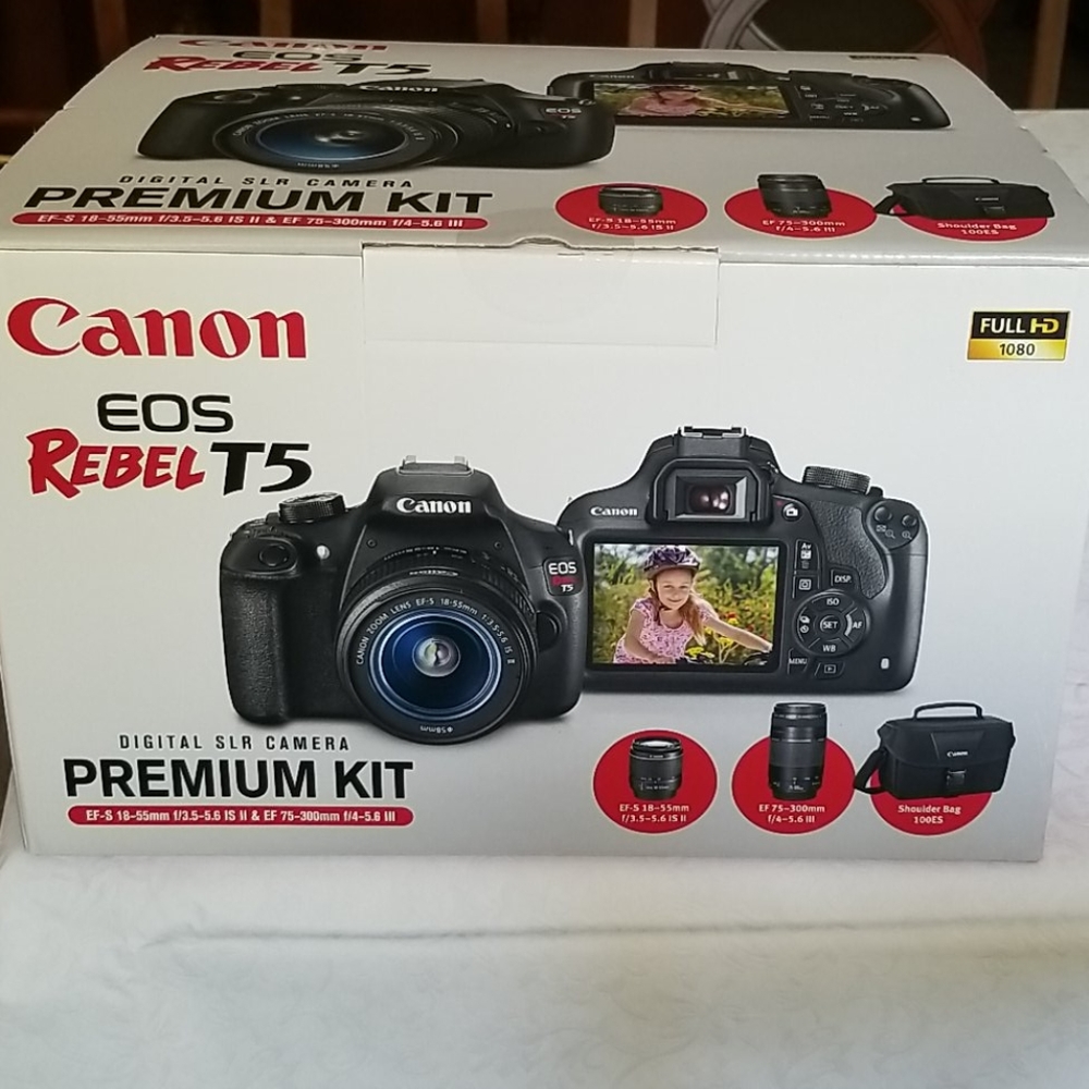 NIB Canon EOS Rebel T5 Digital Camera w/ Case 🎉🎉HOST PICK🎉🎉